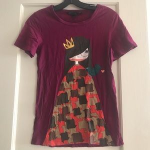 Marc by Marc Jacobs women’s purple tshirt Sz small